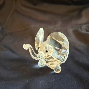 RARE 1988 Vintage Swarovski Disney Dumbo Crystal Figurine W Block Logo COA